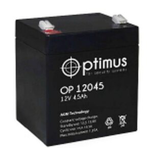 Аккумулятор Optimus OP 12045 12V 4,5Ah 90x70x107мм 1,6кг - фото