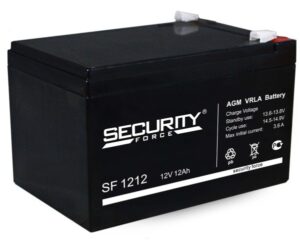 Аккумулятор Security Force SF 1212 12V 12Ah 151x98x101мм 3,8кг - фото
